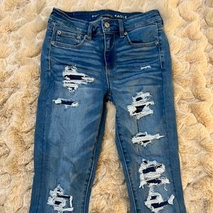 American Eagle High Rise Jegging Jeans